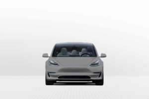 Silver-Metallic-Touch-Up-Paint-Back Tesla Model 3