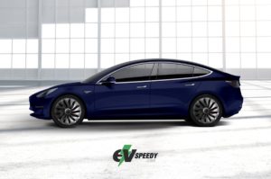 04 Blue Metallic Touch Up Paint Tesla Model 3