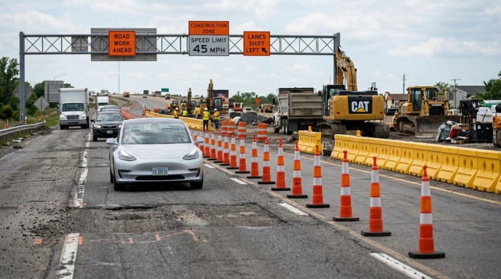 autopilot struggles in construction zones