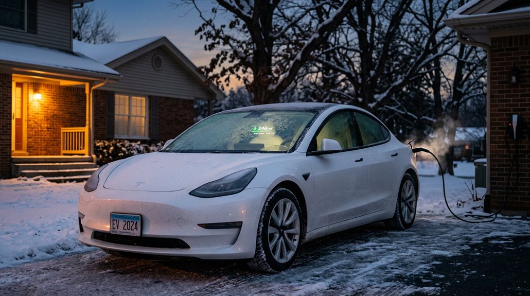 cold reduces tesla range
