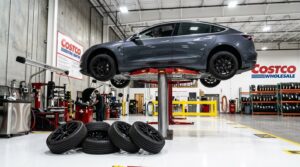 costco changing tesla tires