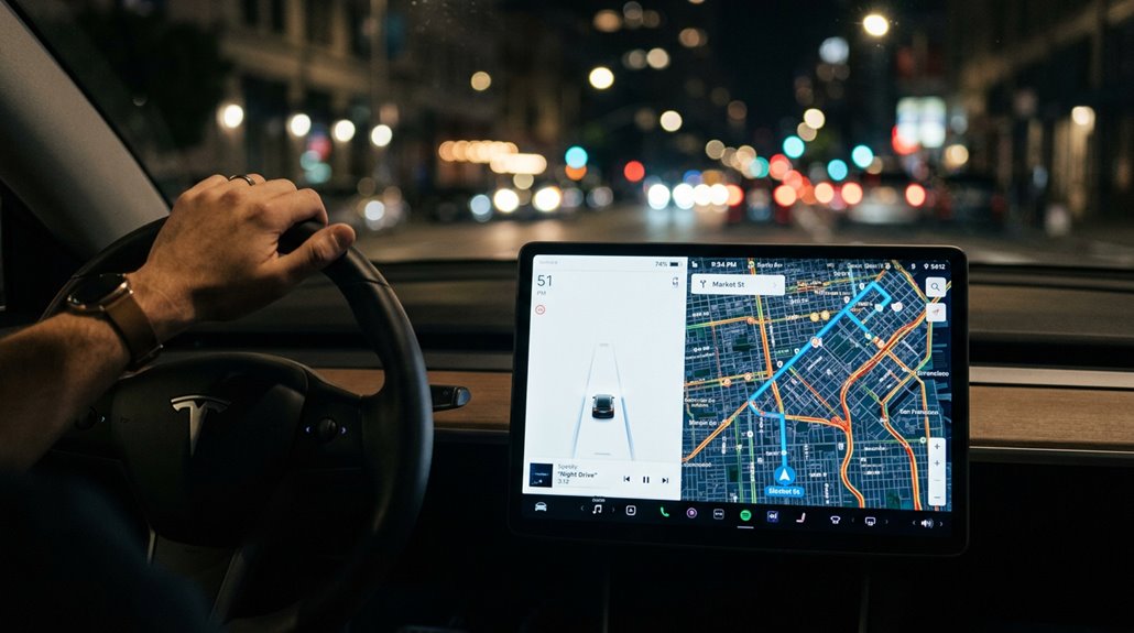 google assisted proprietary tesla routing
