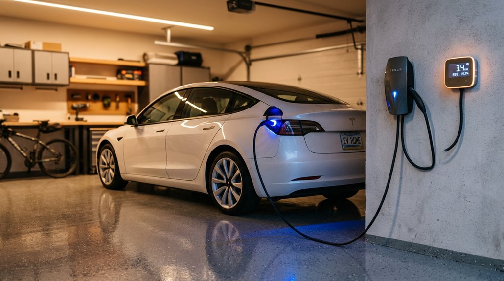 home tesla charging cost ranges
