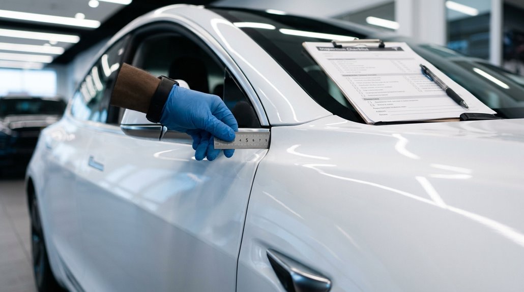 inspect asymmetrical panel gapscarefully