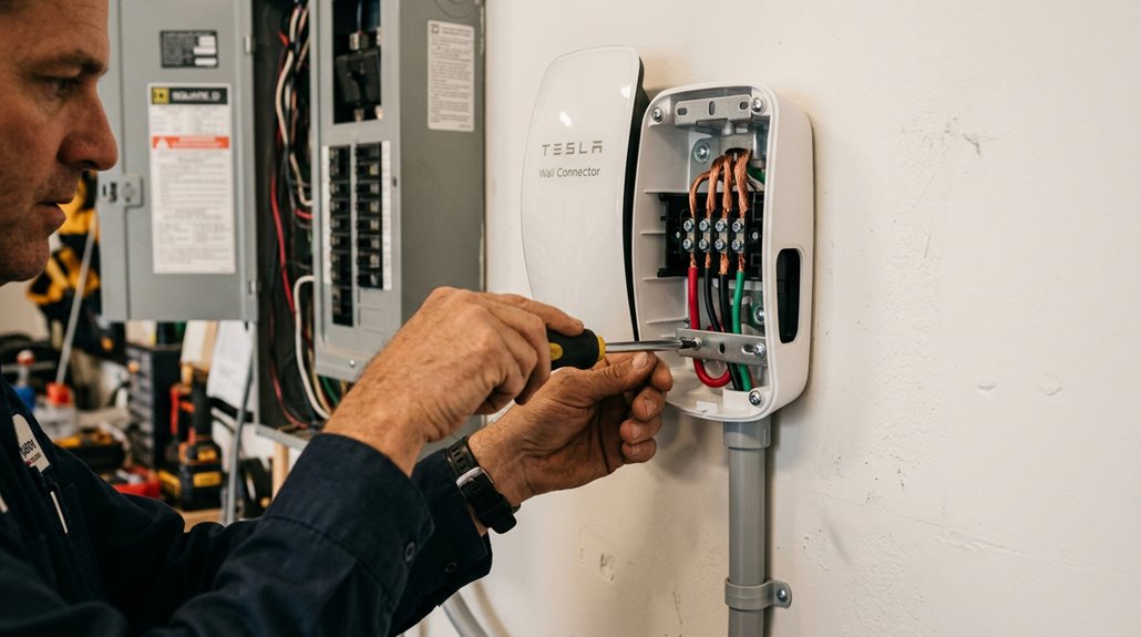 install tesla wall connector