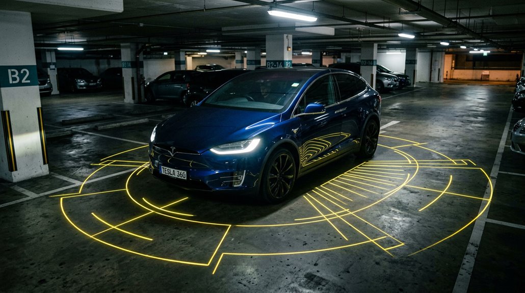 limited surround view with blindspots