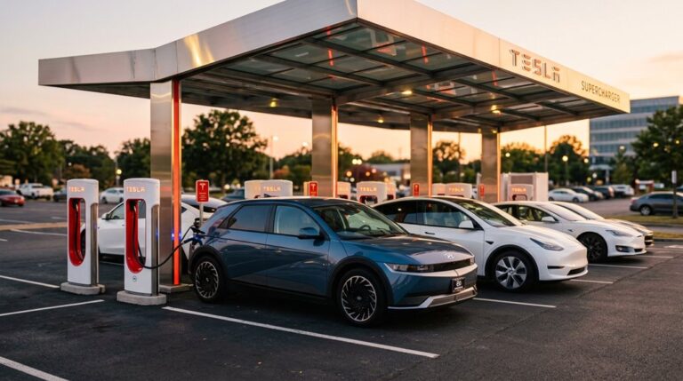 non tesla evs accessing superchargers