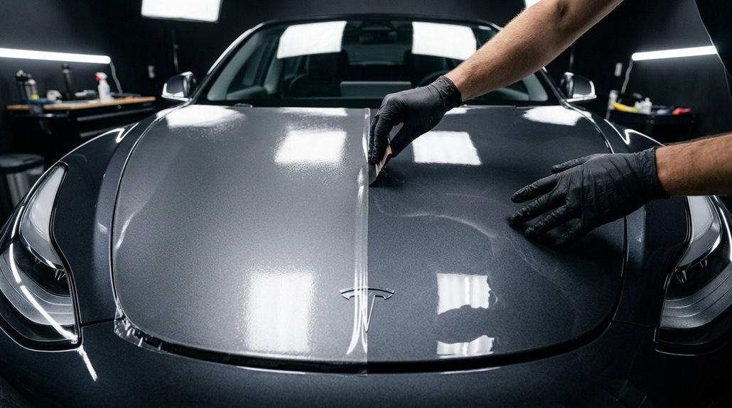 physical barrier vs hydrophobic gloss