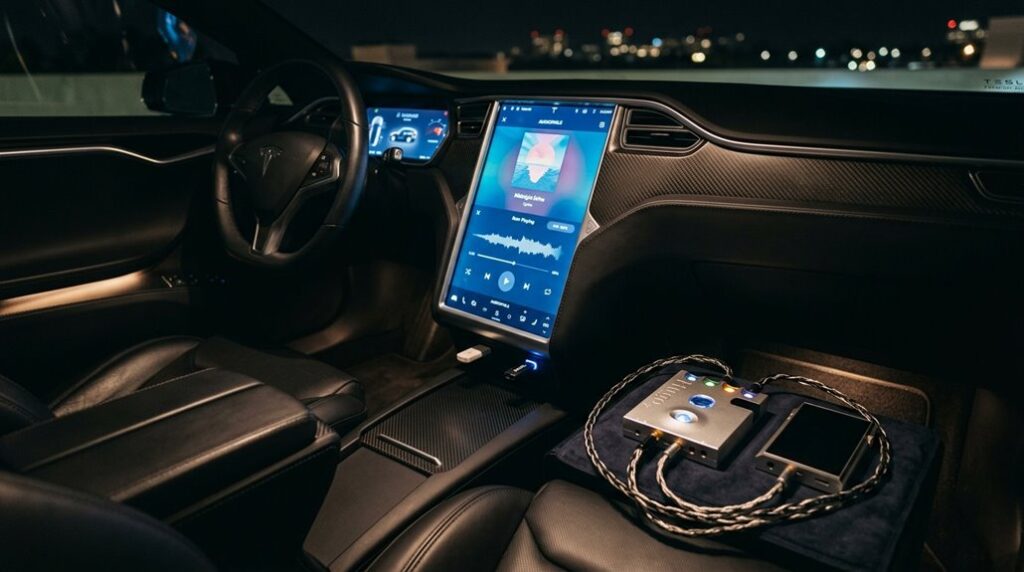 play lossless audio in tesla