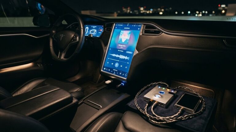 play lossless audio in tesla