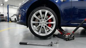 quick tesla tire rotation