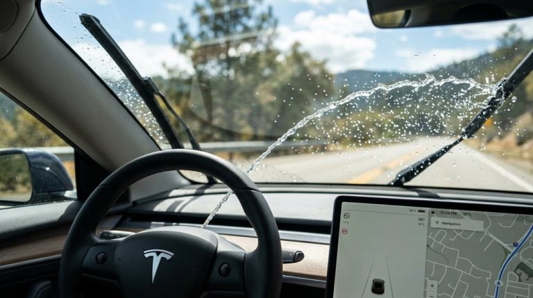 spray windshield washer reservoir