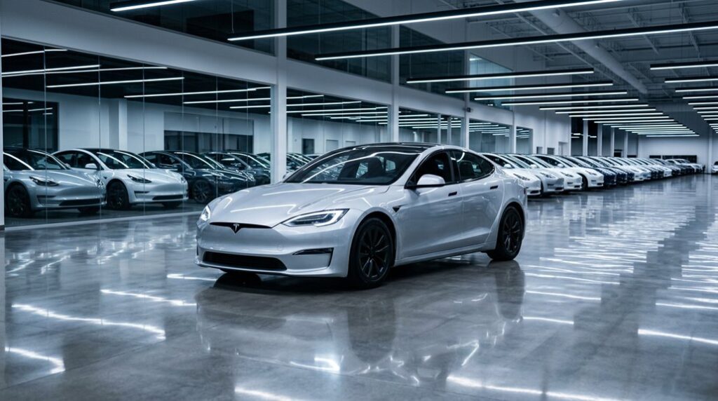 tesla annual delivery totals