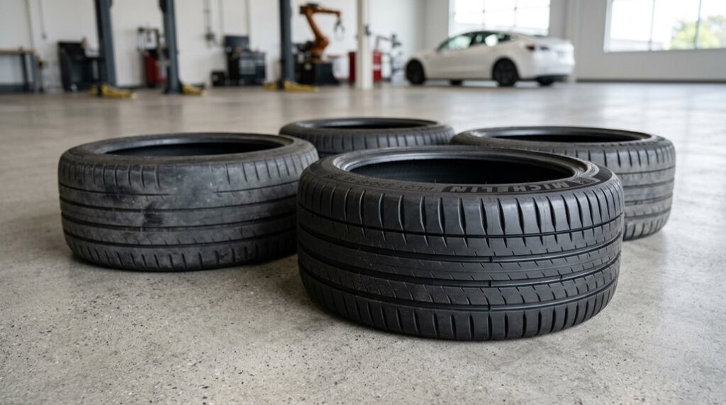 tesla factory tyre quality