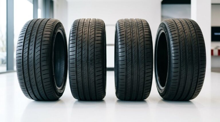 tesla factory tyre types