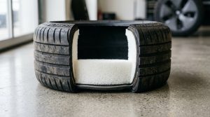 tesla tyres use foam
