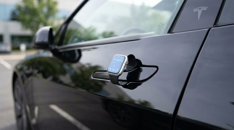 unlock tesla using apple watch