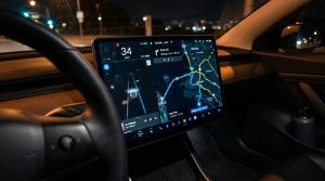 change tesla navigation voice