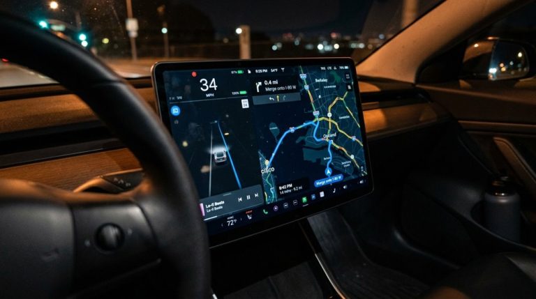 change tesla navigation voice