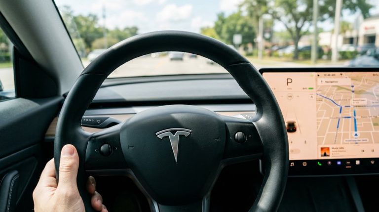 hands free answering in tesla