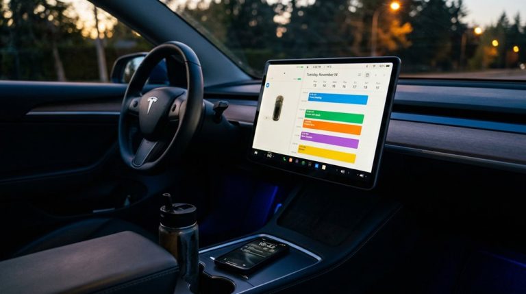 master tesla calendar sync