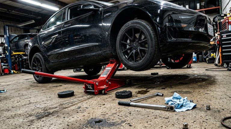 selecting and operating tesla floorjacks