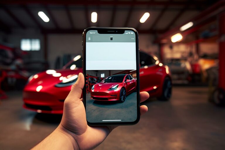 Does Tesla wall charger show up in Tesla app