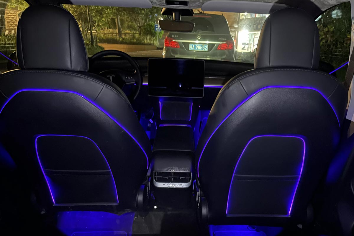 Interior Ambient Lighting Kit Upgrade For Tesla Model 3 Y 01 Interior Ambient Lighting Kit Upgrade For Tesla Model 3/Y