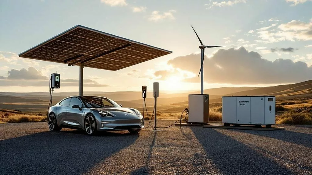 off grid electric vehicle charging