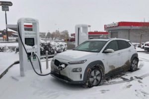 snow-charging-electric-car