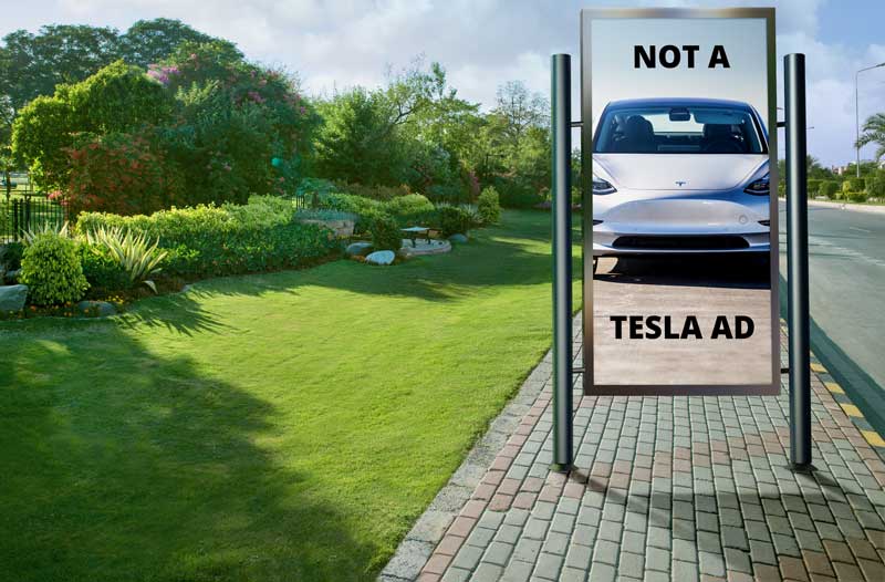 Tesla-Advertising